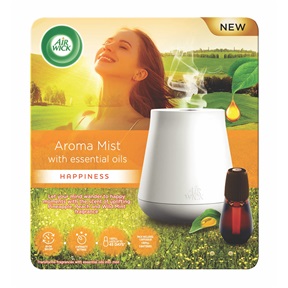AIRWICK ILLÓOLAJ PÁROLOGTATÓ KÉSZÜLÉK + 20ML UT. HAPPINESS / BOLDOG PILLANATOK AIRWICK ILLÓOLAJ PÁROLOGTATÓ KÉSZÜLÉK + 20ML UT. HAPPINESS / BOLDOG PILLANATOK