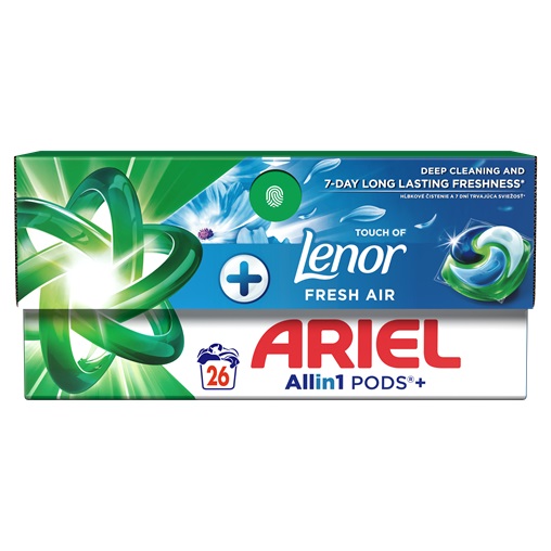 ARIEL MOSÓKAPSZULA DOB. 26DB-OS TOUCH OF LENOR FRESH AIR ARIEL MOSÓKAPSZULA DOB. 26DB-OS TOUCH OF LENOR FRESH AIR