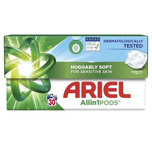 ARIEL MOSÓKAPSZULA DOB. 30DB-OS SENSITIVE SKIN ARIEL MOSÓKAPSZULA DOB. 30DB-OS SENSITIVE SKIN