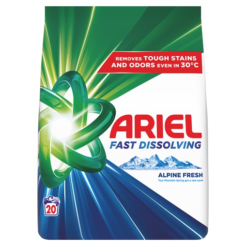 ARIEL MOSÓPOR 1,1KG 20 MOSÁS MOUNTAIN SPRING WHITE ARIEL MOSÓPOR 1,1KG 20 MOSÁS MOUNTAIN SPRING WHITE