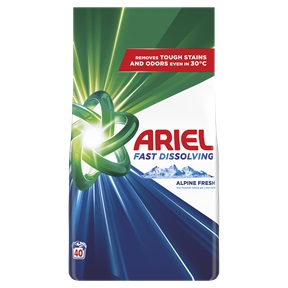 ARIEL MOSÓPOR 2,2KG 40 MOSÁS ALPINE FRESH ARIEL MOSÓPOR 2,2KG 40 MOSÁS ALPINE FRESH