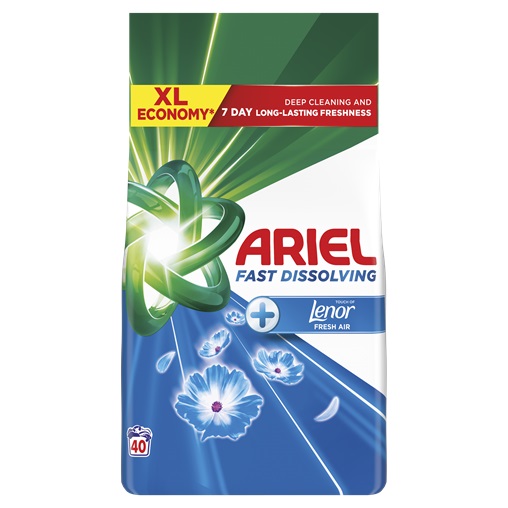 ARIEL MOSÓPOR 2,2KG 40 MOSÁS TOUCH OF LENOR FRESH AIR