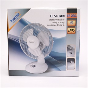 ASZTALI VENTILÁTOR 23CM FEHÉR HOME TF 231 ASZTALI VENTILÁTOR 23CM FEHÉR HOME TF 231