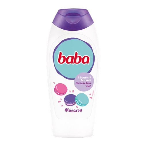 BABA TUSFÜRDŐ 400ML NŐI KÉNYEZTETŐ - ÉDESMANDULA / MACARON BABA TUSFÜRDŐ 400ML NŐI KÉNYEZTETŐ - ÉDESMANDULA / MACARON