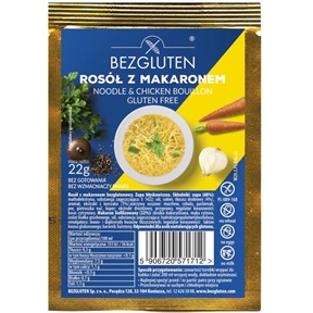 BEZGLUTEN GLUTÉNMENTES INSTANT LEVESPOR 22G CSIRKÉS TÉSZTÁVAL BEZGLUTEN GLUTÉNMENTES INSTANT LEVESPOR 22G CSIRKÉS TÉSZTÁVAL