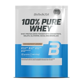 BIOTECH USA 100% PURE WHEY FEHÉRJEPOR 28G COOKIES-CREAM BIOTECH USA 100% PURE WHEY FEHÉRJEPOR 28G COOKIES-CREAM