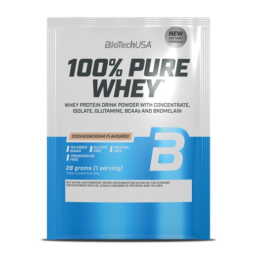 BIOTECH USA 100% PURE WHEY FEHÉRJEPOR 28G COOKIES-CREAM BIOTECH USA 100% PURE WHEY FEHÉRJEPOR 28G COOKIES-CREAM
