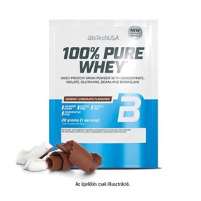BIOTECH USA 100% PURE WHEY FEHÉRJEPOR 28G KÓKUSZ-CSOKOLÁDÉ BIOTECH USA 100% PURE WHEY FEHÉRJEPOR 28G KÓKUSZ-CSOKOLÁDÉ