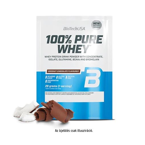 BIOTECH USA 100% PURE WHEY FEHÉRJEPOR 28G KÓKUSZ-CSOKOLÁDÉ BIOTECH USA 100% PURE WHEY FEHÉRJEPOR 28G KÓKUSZ-CSOKOLÁDÉ