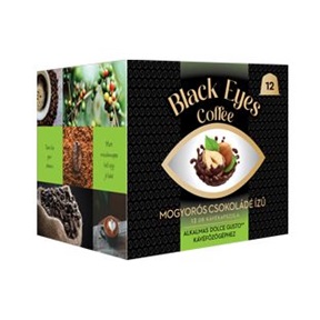 BLACK EYES COFFEE DOLCE GUSTO KÁVÉKAPSZULA 12DB-OS MOGYORÓS CSOKOLÁDÉ