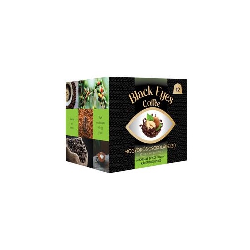 BLACK EYES COFFEE DOLCE GUSTO KÁVÉKAPSZULA 12DB-OS MOGYORÓS CSOKOLÁDÉ
