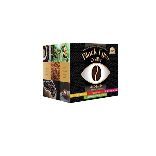 BLACK EYES COFFEE DOLCE GUSTO KÁVÉKAPSZULA 12DB-OS VÁLOGATÁS BLACK EYES COFFEE DOLCE GUSTO KÁVÉKAPSZULA 12DB-OS VÁLOGATÁS