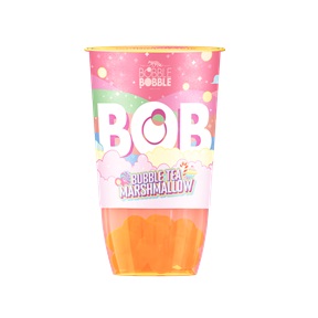 BOB BUBBLE TEA POH. 360ML MARSHMALLOW BOB BUBBLE TEA POH. 360ML MARSHMALLOW