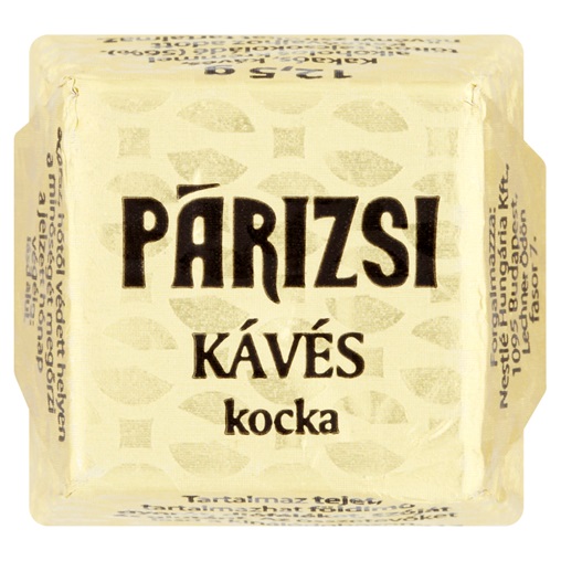 BOCI PÁRIZSI KOCKA 12,5G KÁVÉS ÍZŰ