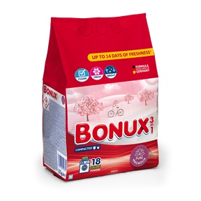 BONUX MOSÓPOR 3IN1 1,17KG 18 MOSÁS COLOR PURE MAGNOLIA