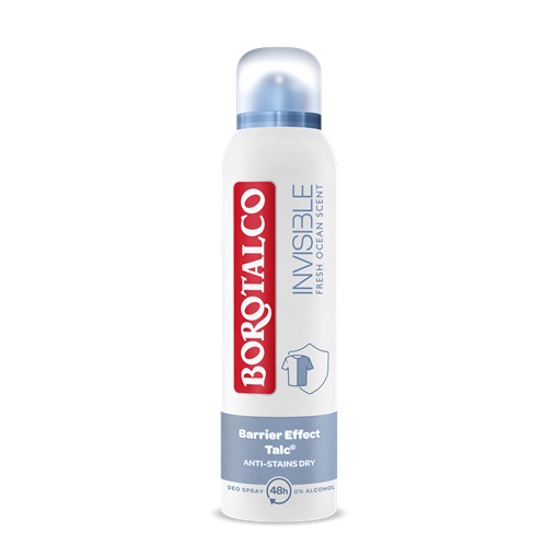 BOROTALCO DEO 150ML INVISIBLE FRESH OCEAN BOROTALCO DEO 150ML INVISIBLE FRESH OCEAN