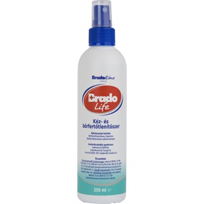 BRADOLIFE KÉZ- ÉS BŐRFERTŐTLENÍTŐ PUMP. 250ML BRADOLIFE KÉZ- ÉS BŐRFERTŐTLENÍTŐ PUMP. 250ML