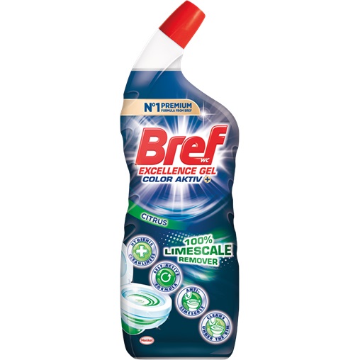 BREF COLOR AKTIV WC-TISZTÍTÓ GÉL 700ML CITRUS