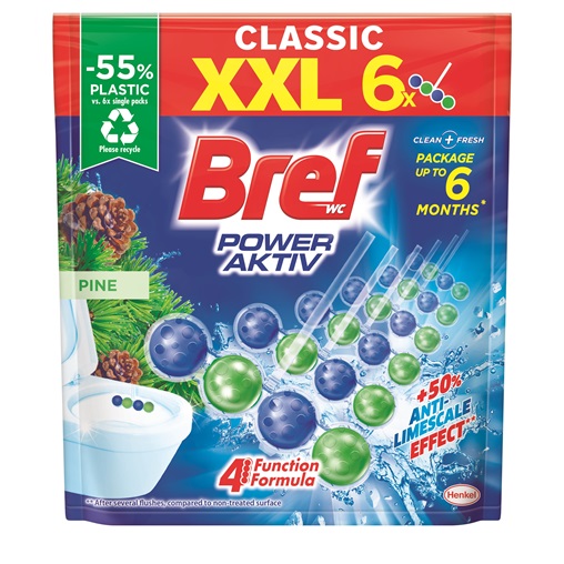 BREF WC POWER AKTIV KOS. 6X50G PINE