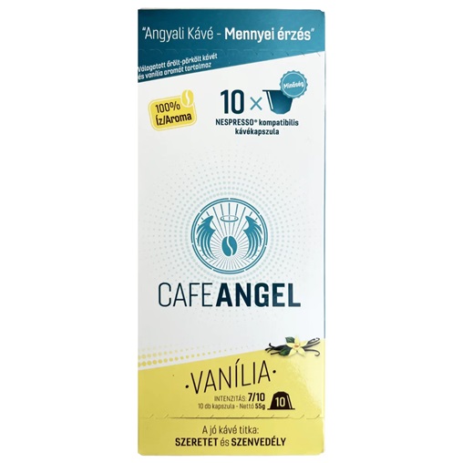CAFE ANGEL NESPRESSO KÁVÉKAPSZULA 10DB-OS 07 VANÍLIA CAFE ANGEL NESPRESSO KÁVÉKAPSZULA 10DB-OS 07 VANÍLIA