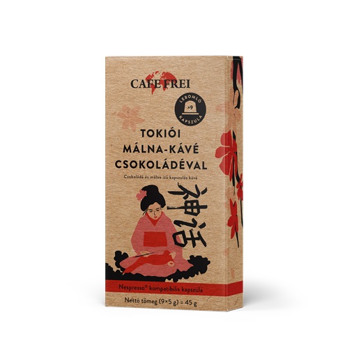 CAFE FREI NESPRESSO KÁVÉKAPSZULA 9DB-OS TOKIÓI MÁLNA CSOKOLÁDÉVAL CAFE FREI NESPRESSO KÁVÉKAPSZULA 9DB-OS TOKIÓI MÁLNA CSOKOLÁDÉVAL