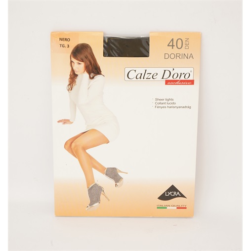 CALZE DORO HARISNYANADRÁG 40DEN DORINA NERO 3