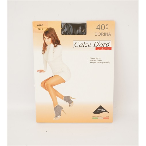 CALZE DORO HARISNYANADRÁG 40DEN DORINA NERO 5
