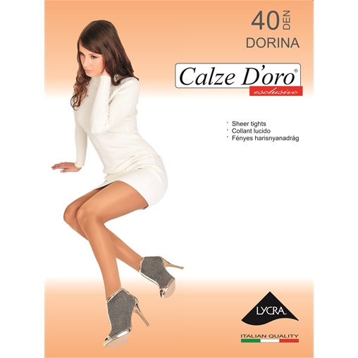 CALZE DORO HARISNYANADRÁG 40DEN DORINA VISONE 4