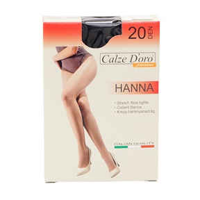 CALZE DORO HARISNYANADRÁG KREPP 20DEN HANNA NERO 1-2 CALZE DORO HARISNYANADRÁG KREPP 20DEN HANNA NERO 1-2