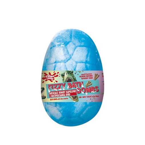 CHLAPU CHLAP FÜRDŐBOMBA 140G SZIKRÁZÓ DINOSZAURUSZ TOJÁS - RÁGÓGUMI ILLAT+ AJÁNDÉK