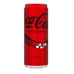 COCA COLA SZÉNSAVAS ÜDÍTŐITAL FÉMDOB. 330ML ZERO DRS COCA COLA SZÉNSAVAS ÜDÍTŐITAL FÉMDOB. 330ML ZERO DRS