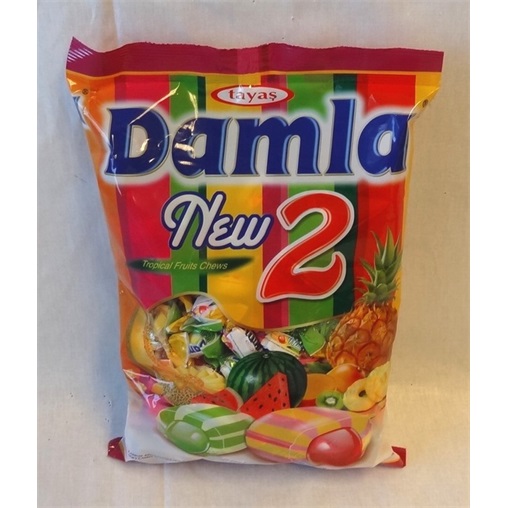 DAMLA NEW2 TT. PUHAKARAMELL 1KG TRÓPUSI GYÜMÖLCS ÍZŰ