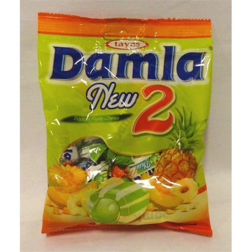 DAMLA NEW2 TT. PUHAKARAMELL 90G TROPICAL FRUITS / ANANÁSZ-SÁRGADINNYE DAMLA NEW2 TT. PUHAKARAMELL 90G TROPICAL FRUITS / ANANÁSZ-SÁRGADINNYE
