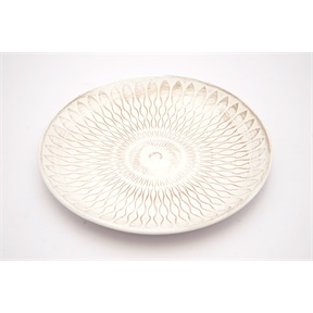DEKOR TÁL FA KEREK FEHÉR 29,5CM 059083 DEKOR TÁL FA KEREK FEHÉR 29,5CM 059083
