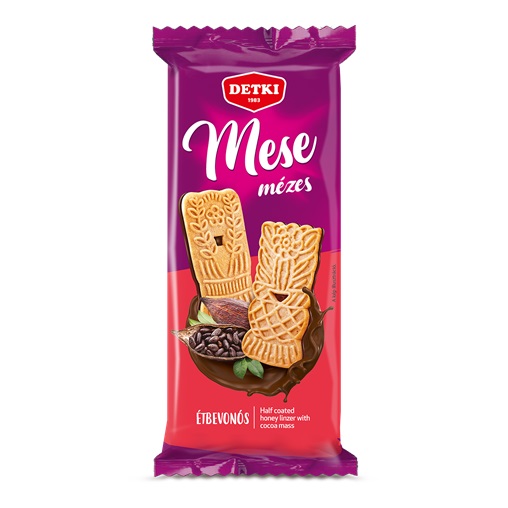 DETKI MESE MÉZES LINZER 180G KAKAÓS ÉTBEVONÓM. FÉLIG MÁRTVA