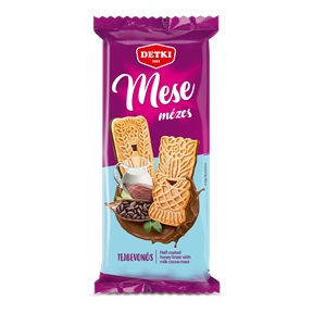 DETKI MESE MÉZES LINZER 180G KAKAÓS TEJBEVONÓM. FÉLIG MÁRTVA DETKI MESE MÉZES LINZER 180G KAKAÓS TEJBEVONÓM. FÉLIG MÁRTVA