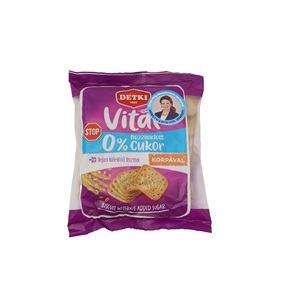 DETKI VITÁL HCN HÁZTARTÁSI KEKSZ 180G TELJES KIŐRLÉSŰ LISZTTEL KORPÁVAL