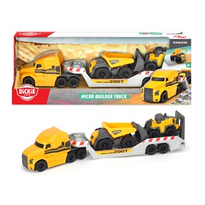 DICKIE TOYS MUNKAGÉP SZÁLLÍTÓ VOLVO KAMION MUNKAGÉPEKKEL 203725005 DICKIE TOYS MUNKAGÉP SZÁLLÍTÓ VOLVO KAMION MUNKAGÉPEKKEL 203725005
