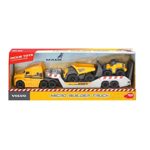 DICKIE TOYS MUNKAGÉP SZÁLLÍTÓ VOLVO KAMION MUNKAGÉPEKKEL 203725005 DICKIE TOYS MUNKAGÉP SZÁLLÍTÓ VOLVO KAMION MUNKAGÉPEKKEL 203725005
