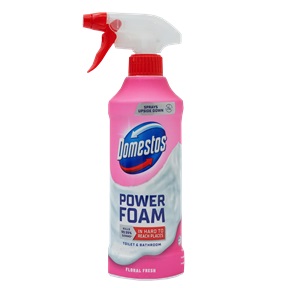 DOMESTOS WC ÉS FÜRDŐSZOBA TISZTÍTÓ HAB 435ML FLORAL FRESH DOMESTOS WC ÉS FÜRDŐSZOBA TISZTÍTÓ HAB 435ML FLORAL FRESH