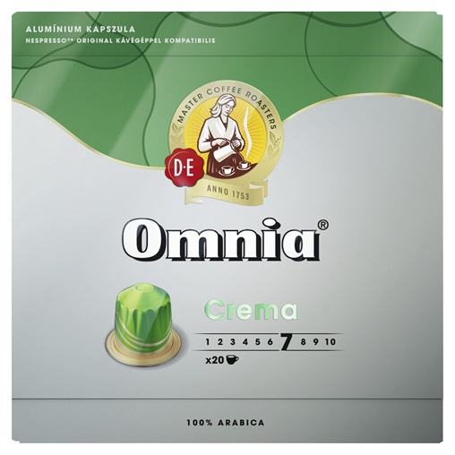 DOUWE EGBERTS OMNIA NESPRESSO KÁVÉKAPSZULA 20DB-OS 07 CREMA DOUWE EGBERTS OMNIA NESPRESSO KÁVÉKAPSZULA 20DB-OS 07 CREMA