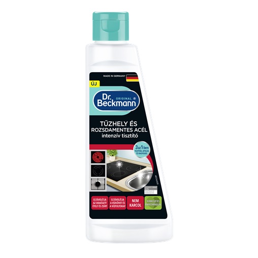 DR. BECKMANN TŰZHELY ÉS ROZSDAMENTES ACÉL INTENZÍV TISZTÍTÓ 250ML DR. BECKMANN TŰZHELY ÉS ROZSDAMENTES ACÉL INTENZÍV TISZTÍTÓ 250ML