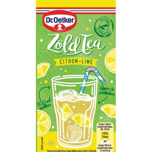 DR. OETKER ITALPOR 40G ZÖLD TEA - CITROM-LIME DR. OETKER ITALPOR 40G ZÖLD TEA - CITROM-LIME