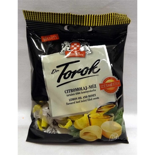DR. TOROK TT. KEMÉNYCUKORKA 75G CITROMOLAJ - MÉZ DR. TOROK TT. KEMÉNYCUKORKA 75G CITROMOLAJ - MÉZ
