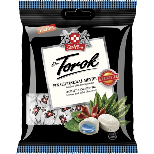 DR. TOROK TT. KEMÉNYCUKORKA 75G EUKALIPTUSZOLAJ - MENTOL DR. TOROK TT. KEMÉNYCUKORKA 75G EUKALIPTUSZOLAJ - MENTOL