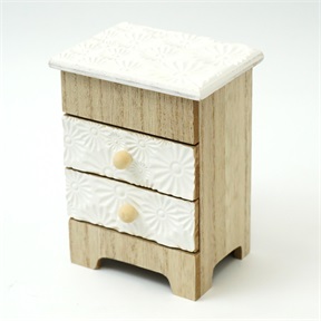 ÉKSZERTARTÓ FA 2 FIÓKOS 12X6,5X9CM NFT-02 ÉKSZERTARTÓ FA 2 FIÓKOS 12X6,5X9CM NFT-02