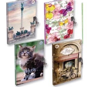 EMLÉKKÖNYV T-CREATIV A/5 KEMÉNYFEDELES LAKATTAL A17901000