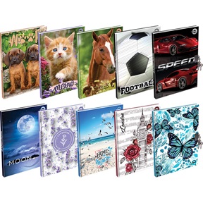 EMLÉKKÖNYV T-CREATIV A/5 KEMÉNYFEDELES LAKATTAL A17901000