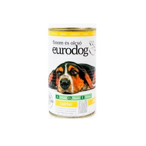 EURO DOG KUTYAKONZERV 1240G BAROMFI