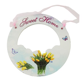 FA AKASZTÓS DÍSZ - SWEET HOME VIRÁGOS 4-FÉLE KR01-SH/TULIPÁN